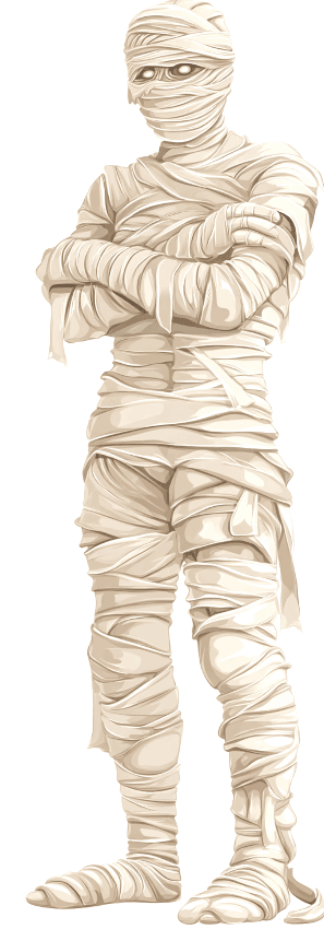 Mummy silhouette