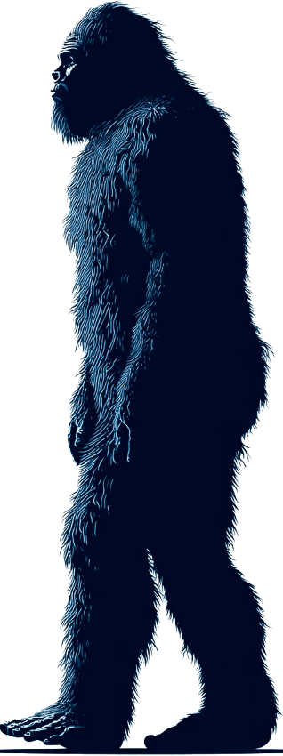 Yeti silhouette